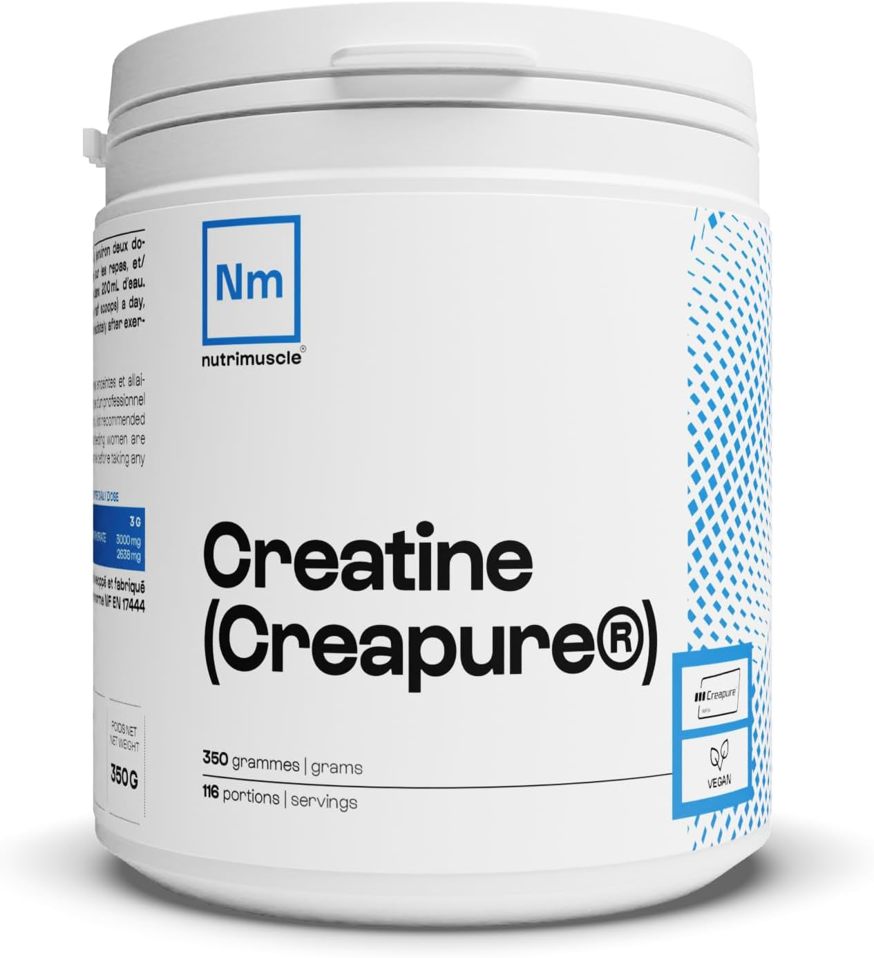 Nutrimuscle - Créatine 100% Pure | Créatine Monohydrate Creapure®