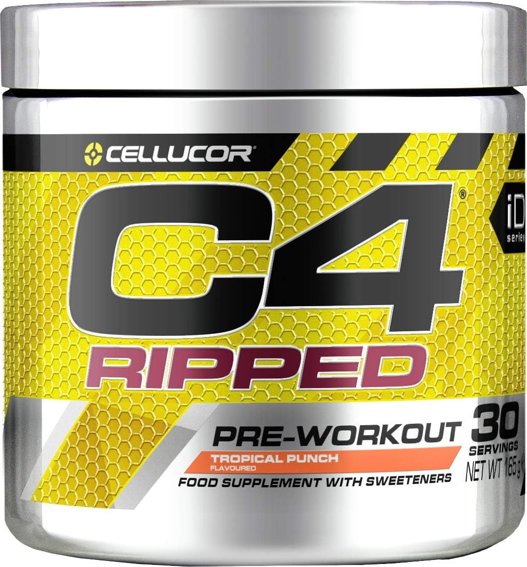 CELLUCOR - C4 RIPPED - Pre-Workout C4 Ripped - Boisson Énergisante