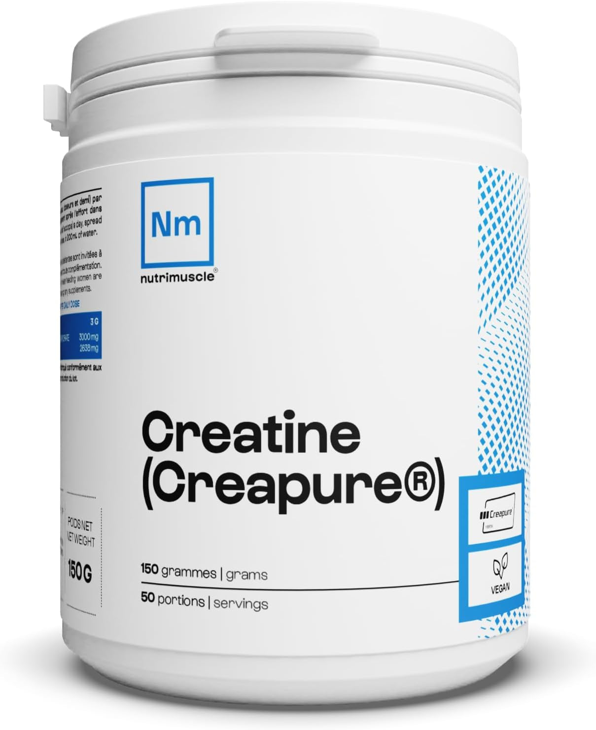 Nutrimuscle - Créatine 100% Pure | Créatine Monohydrate Creapure®