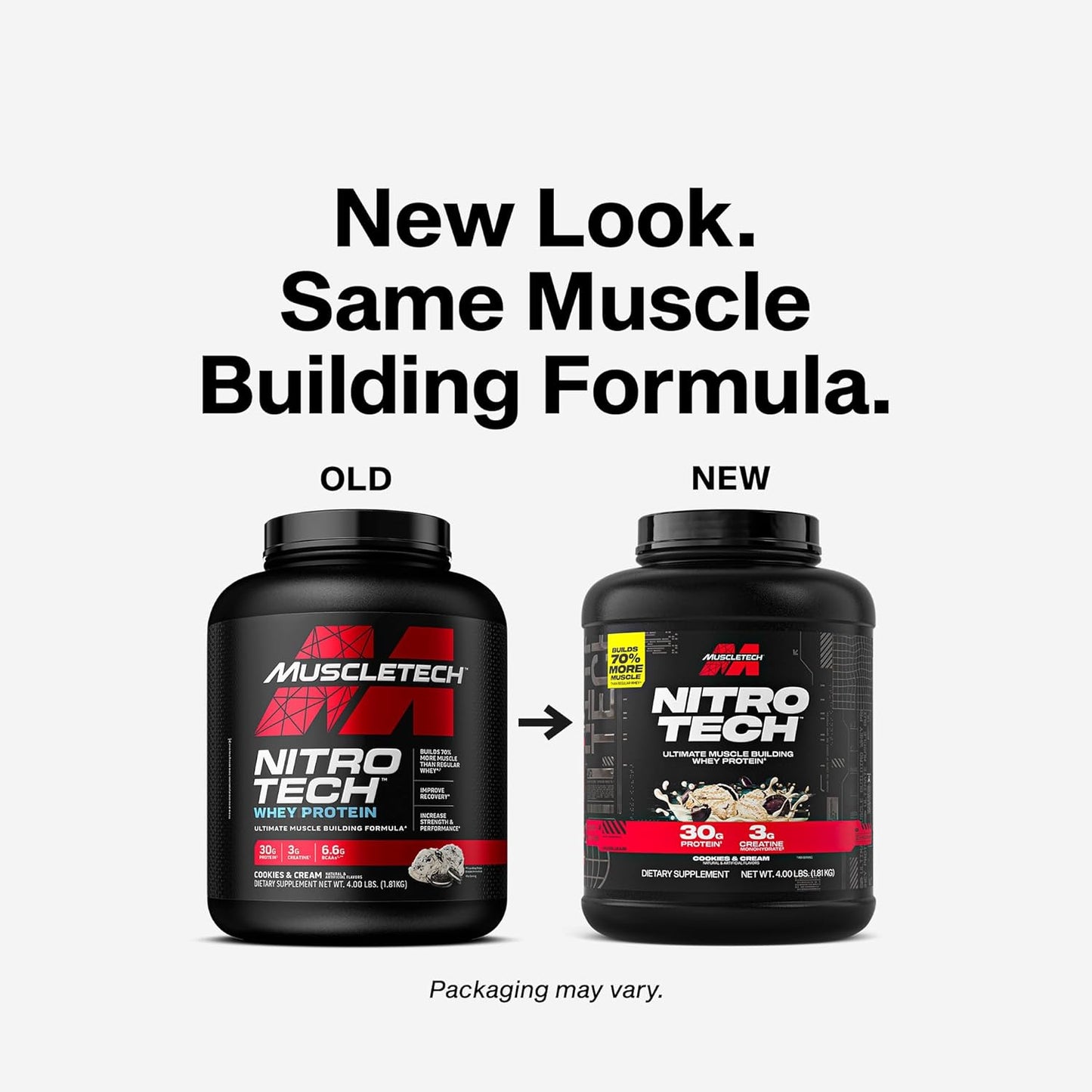 Muscletech - Nitro-Tech - 30G Protein / 3G Creatine