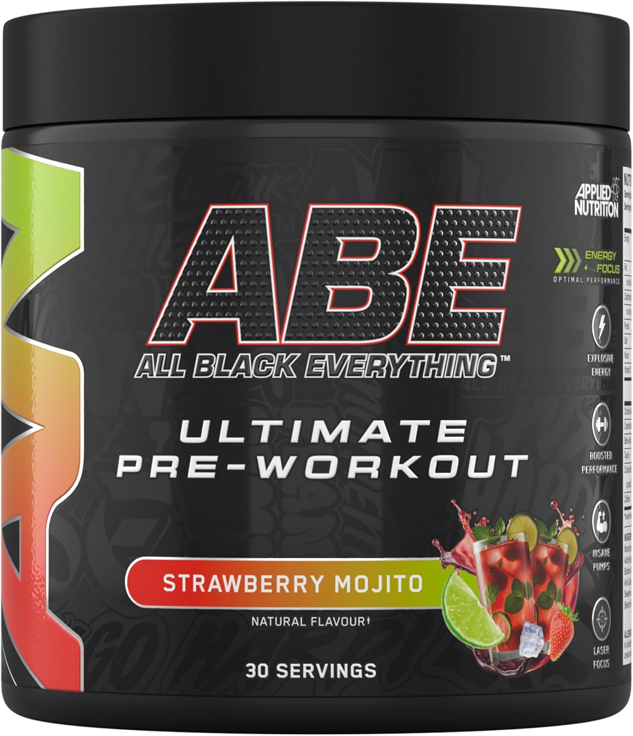 Pré-Workout - All Black Everything - Citrulline, Créatine Et Bêta-Alanine