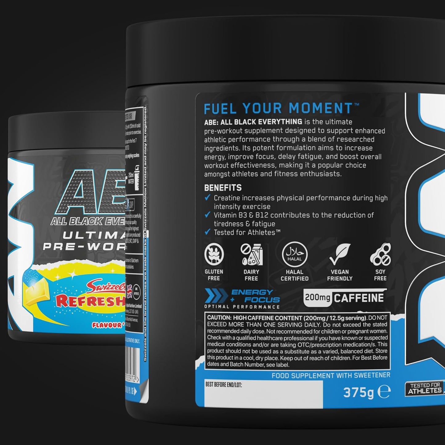 Pré-Workout - All Black Everything - Citrulline, Créatine Et Bêta-Alanine