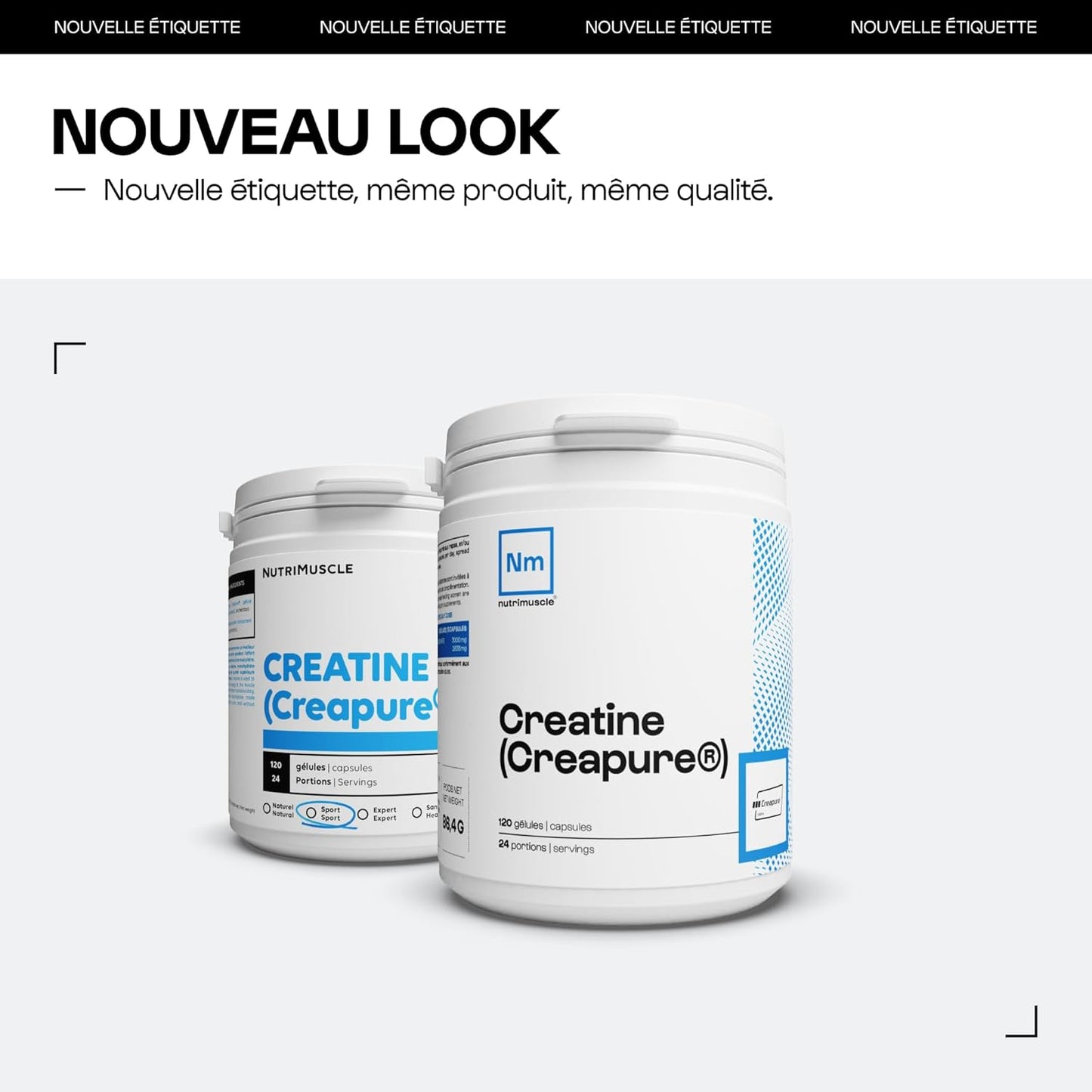 Nutrimuscle - Créatine 100% Pure | Créatine Monohydrate Creapure®