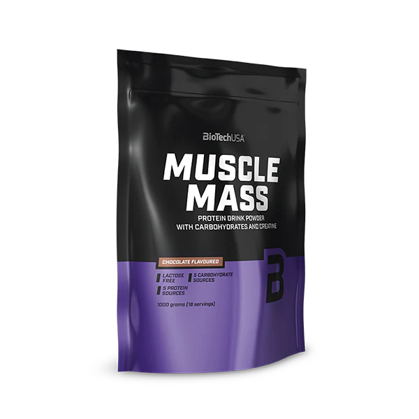Muscle Mass - Boisson en poudre aux hydrates de carbone et aux protéines