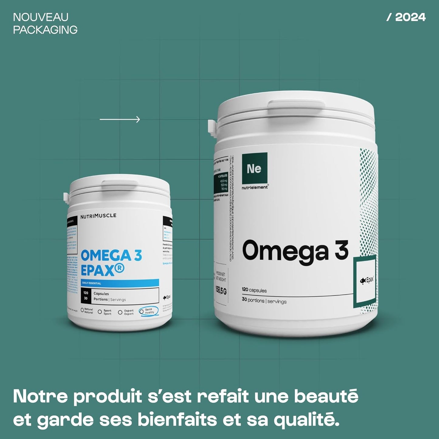 Nutrielement - Oméga 3 Epax® 4000Mg