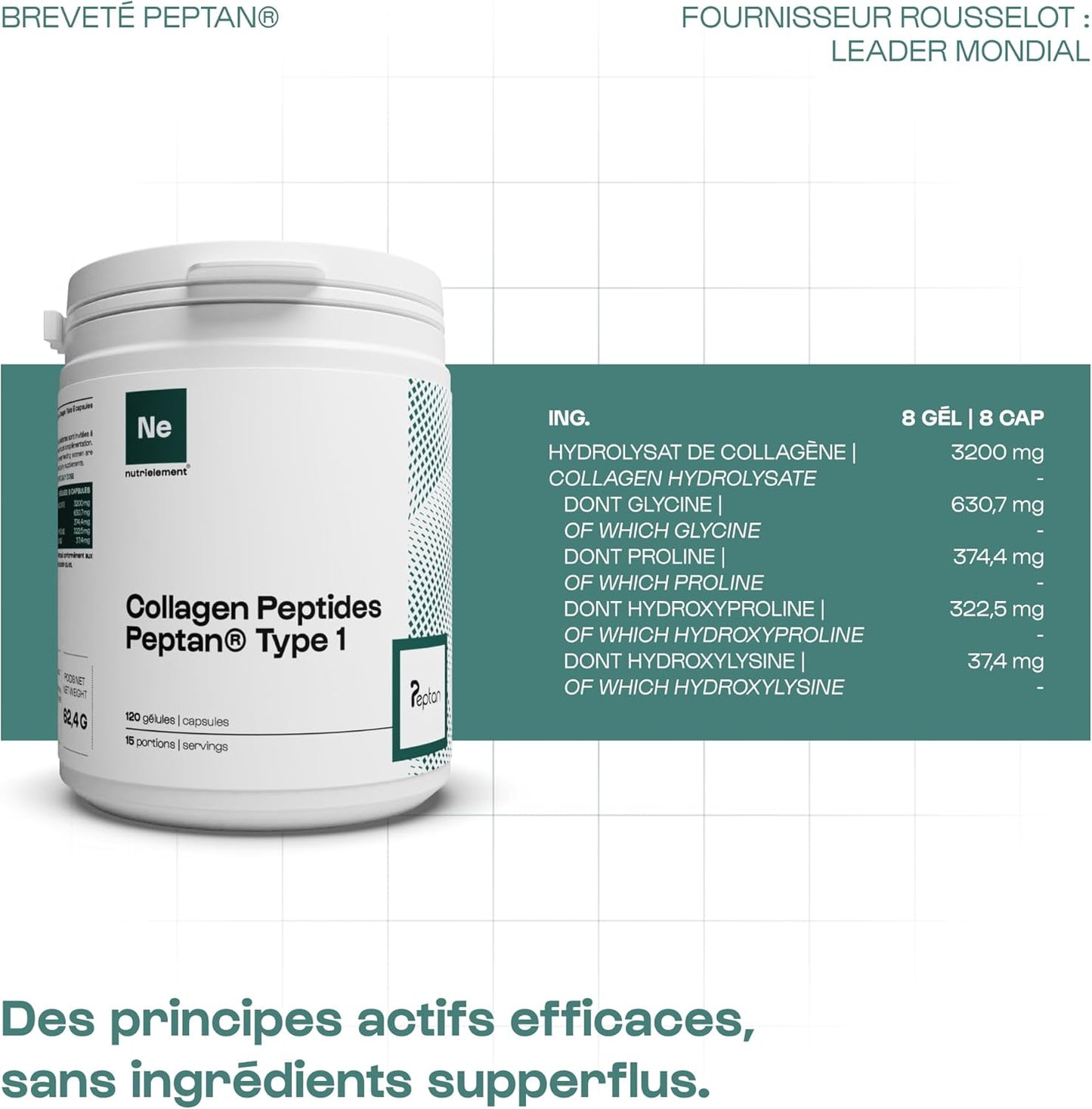 Nutrielement - Collagène Peptide Type 1