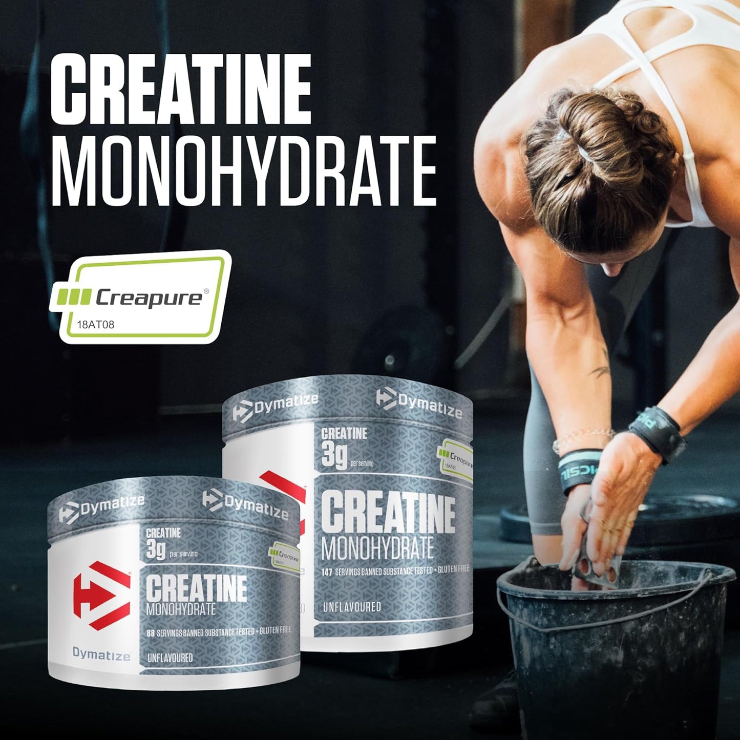 Dymatize - Creatine Monohydrate - 100% Creapure Creatine