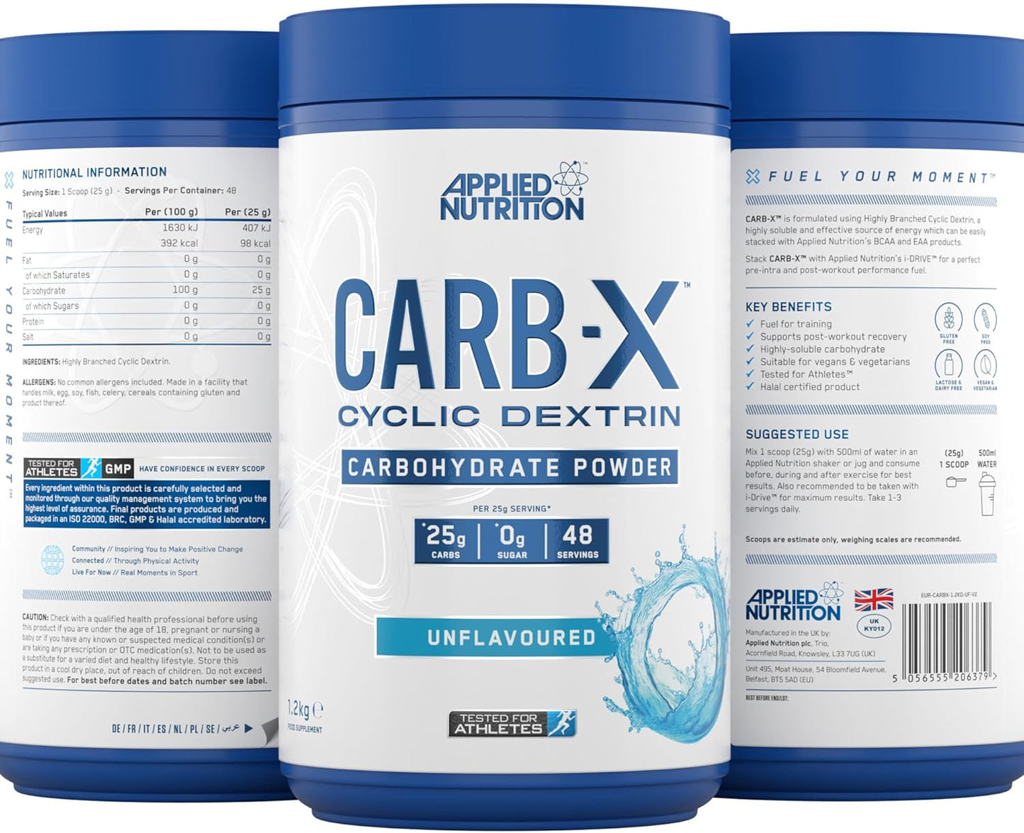 Applied Nutrition - Carb X - Glucides en poudre