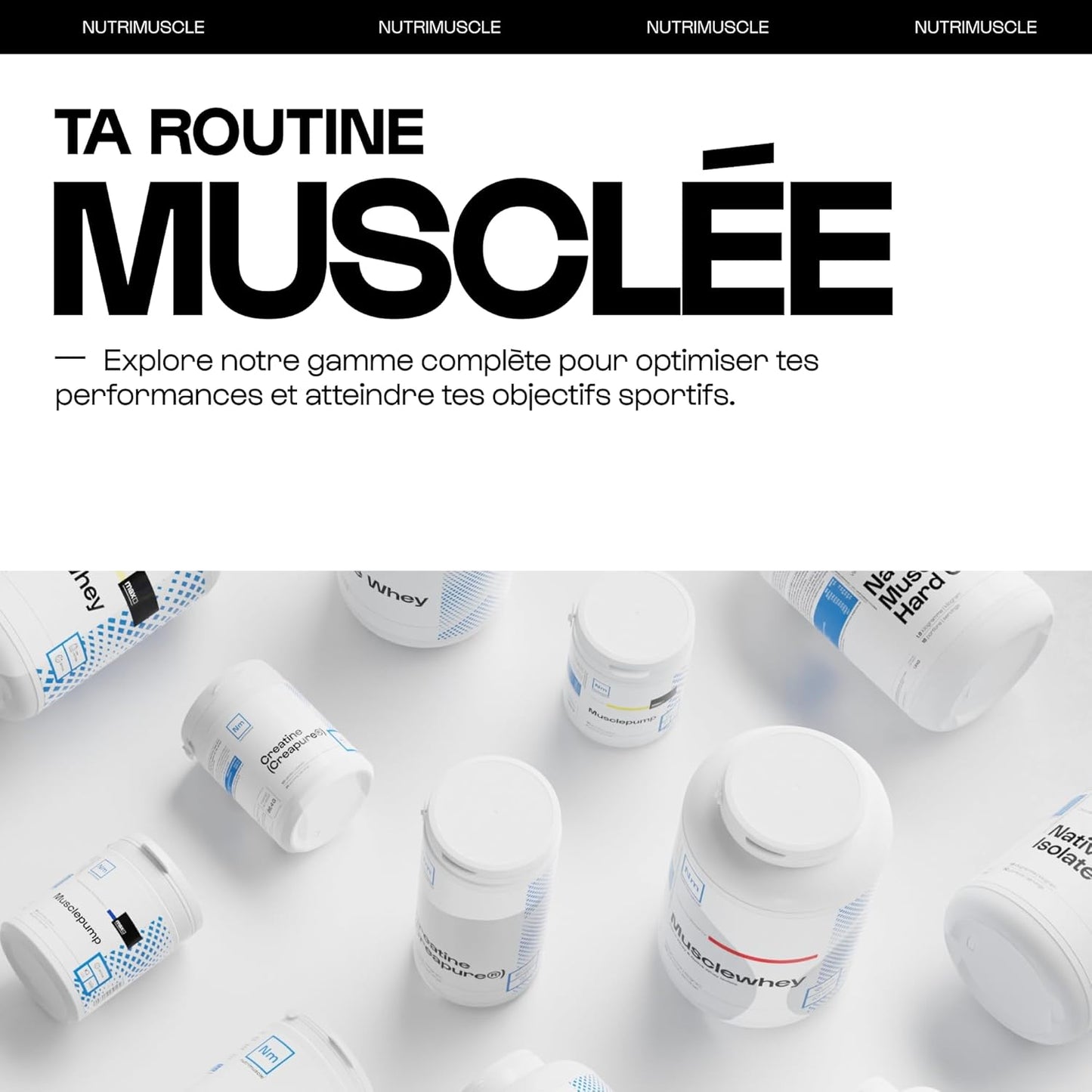 Nutrimuscle - Créatine 100% Pure | Créatine Monohydrate Creapure®