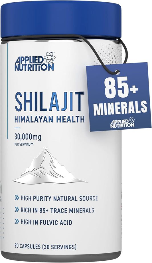 Applied Nutrition - Gélules De Shilajit 30000 Mg - Compléments de Shilajit en Gélules