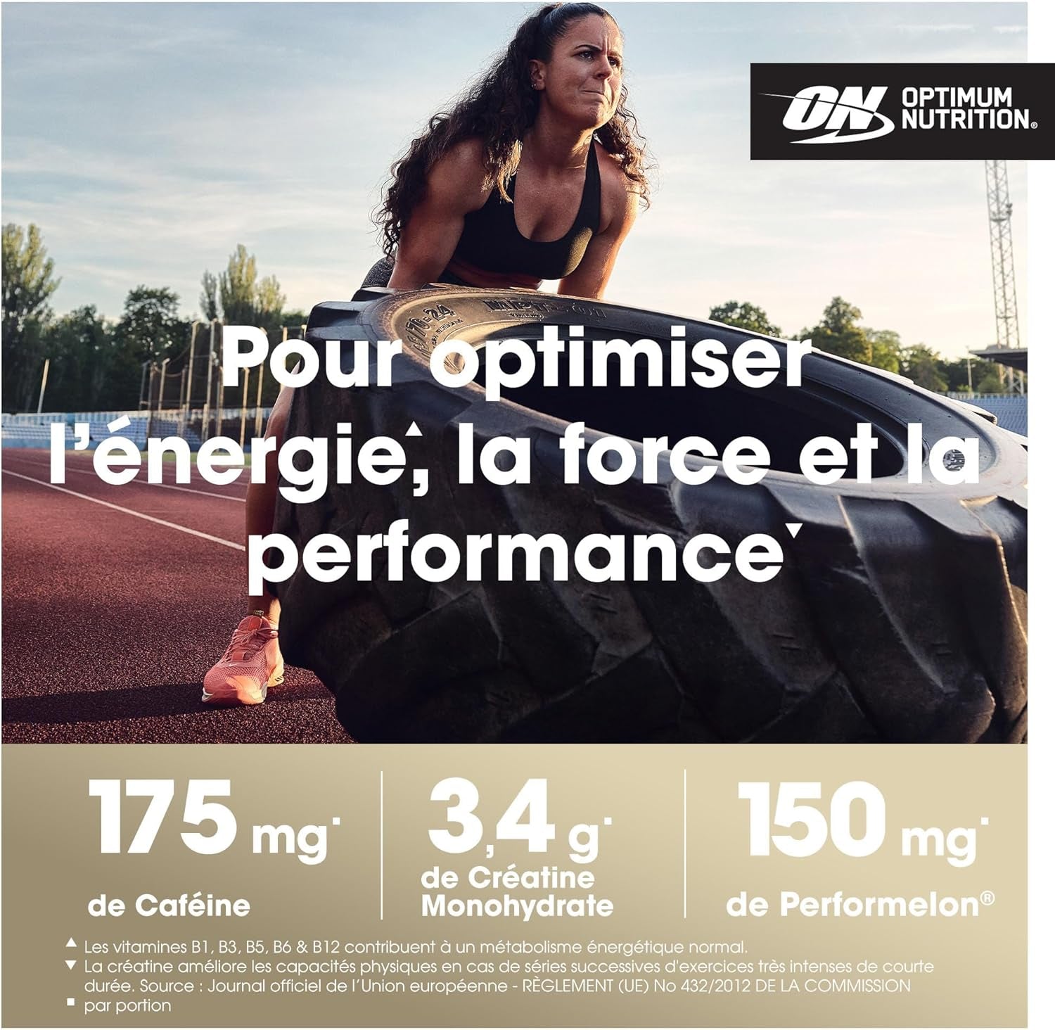 ON - Gold Standard Pre Workout - Boost votre énergie et votre concentration