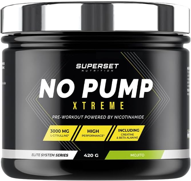 - No Pump Xtreme (420Gr) - Pre-Workout En Poudre - Booster Puissant Pré-Entraînement, 3,3 G De Créatine, Bêta-Alanine, L-Citrulline, Caféine - Fatigue Maîtrisée - Long Island Icetea