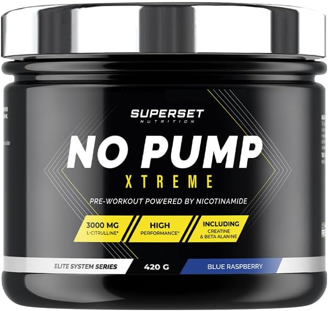 - No Pump Xtreme (420Gr) - Pre-Workout En Poudre - Booster Puissant Pré-Entraînement, 3,3 G De Créatine, Bêta-Alanine, L-Citrulline, Caféine - Fatigue Maîtrisée - Long Island Icetea