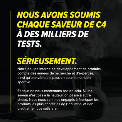 CELLUCOR - C4 RIPPED - Pre-Workout C4 Ripped - Boisson Énergisante 