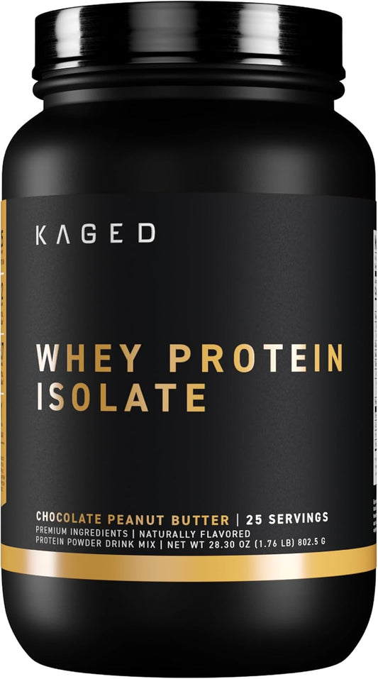 KAGED - Iso Whey Protein - 100% Pure Low Lactose Whey - 25G par portion