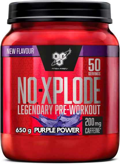 BSN - Nutrition N.O.-Xplode - Pre Workout En Poudre - Maintient L'Énergie Et La Concentration 