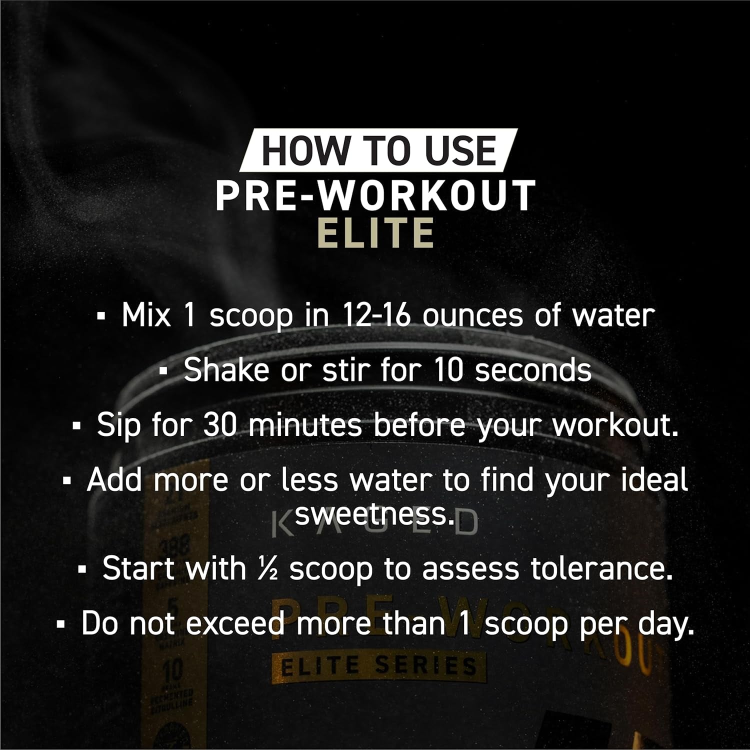 KAGED - Pre-Workout Elite - Boost votre énergie et votre concentration