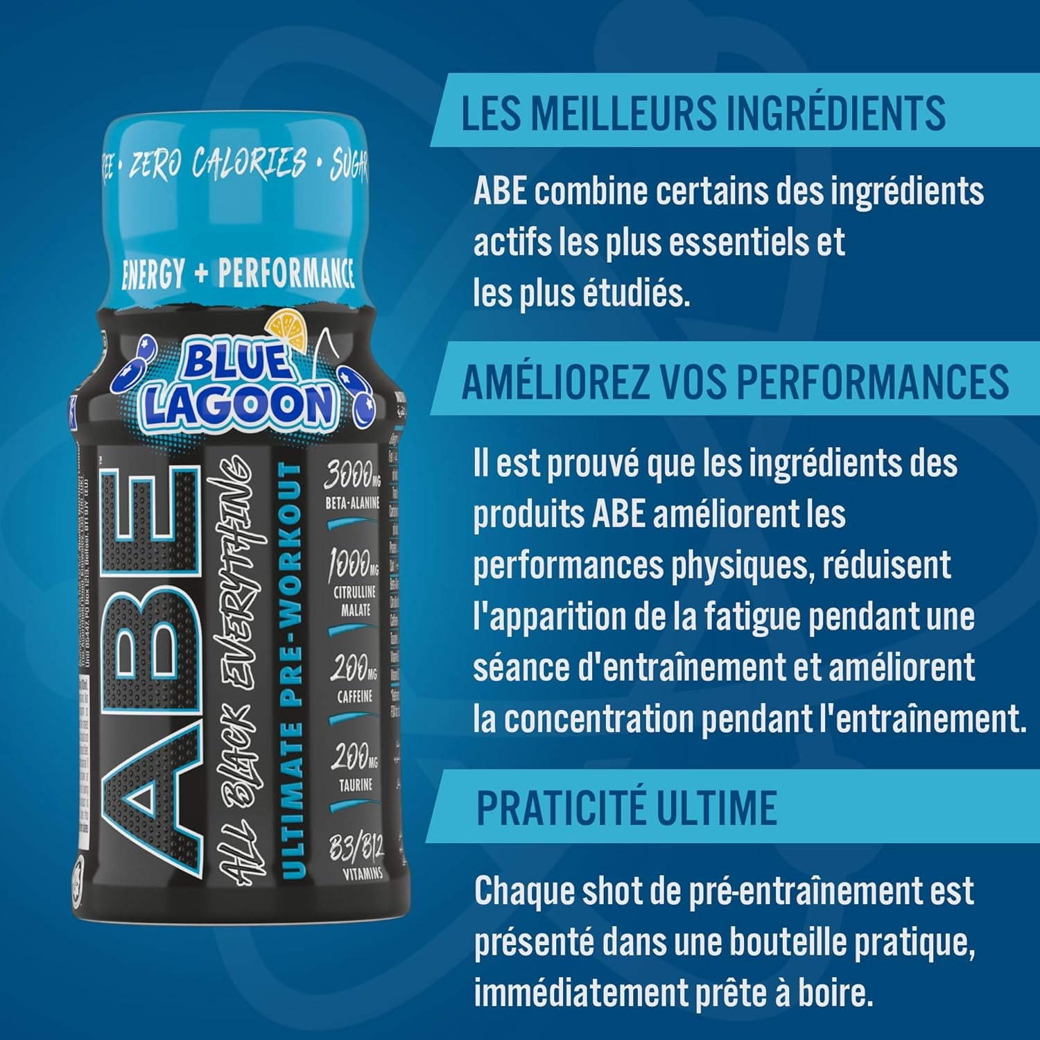 Applied Nutrition - ABE All Black Everything - Boisson Isotonique avec Citrulline, Bêta-Alanine, Caféine