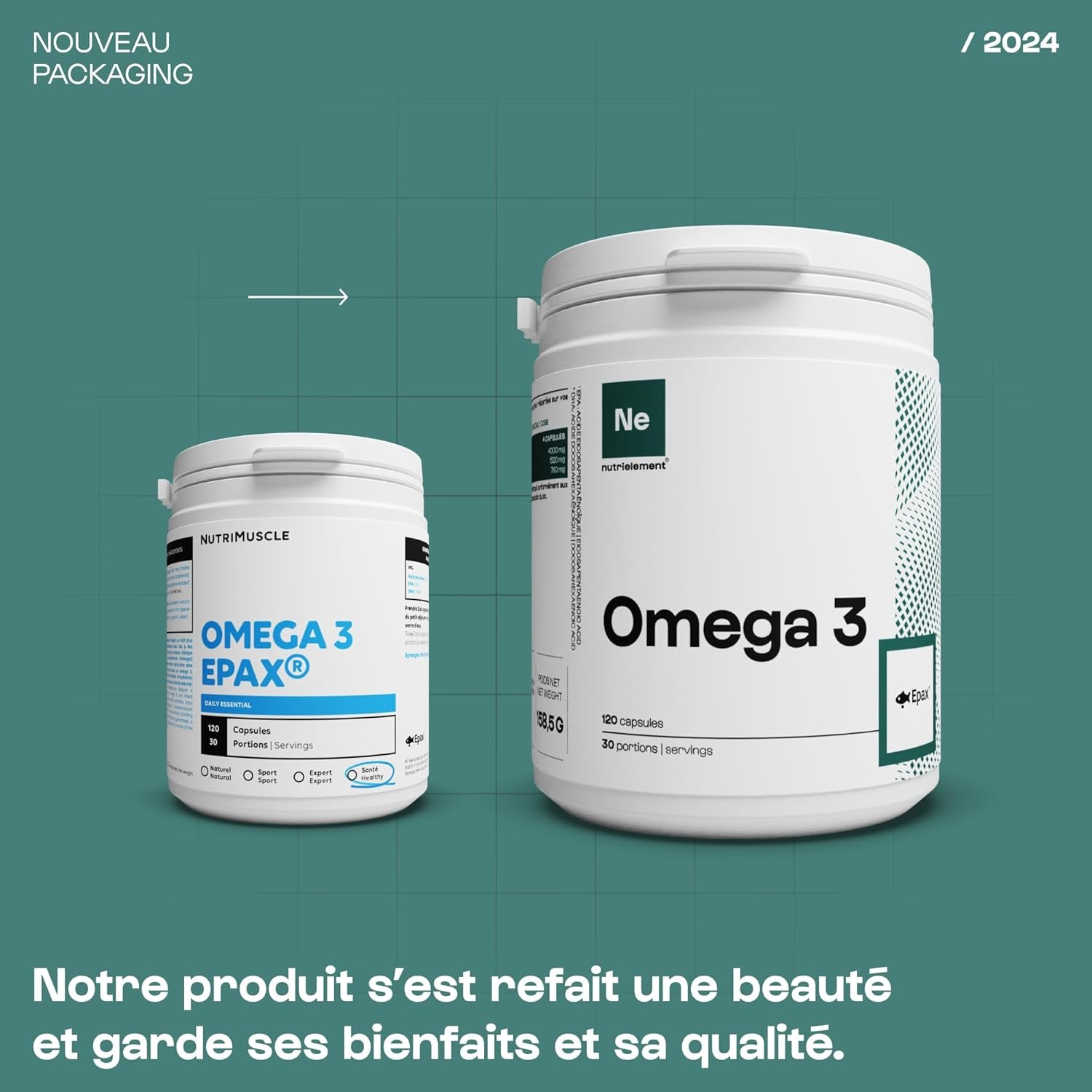 Nutrielement - Oméga 3 Epax® 4000Mg