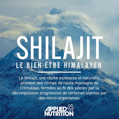 Applied Nutrition - Gélules De Shilajit 30000 Mg - Compléments de Shilajit en Gélules