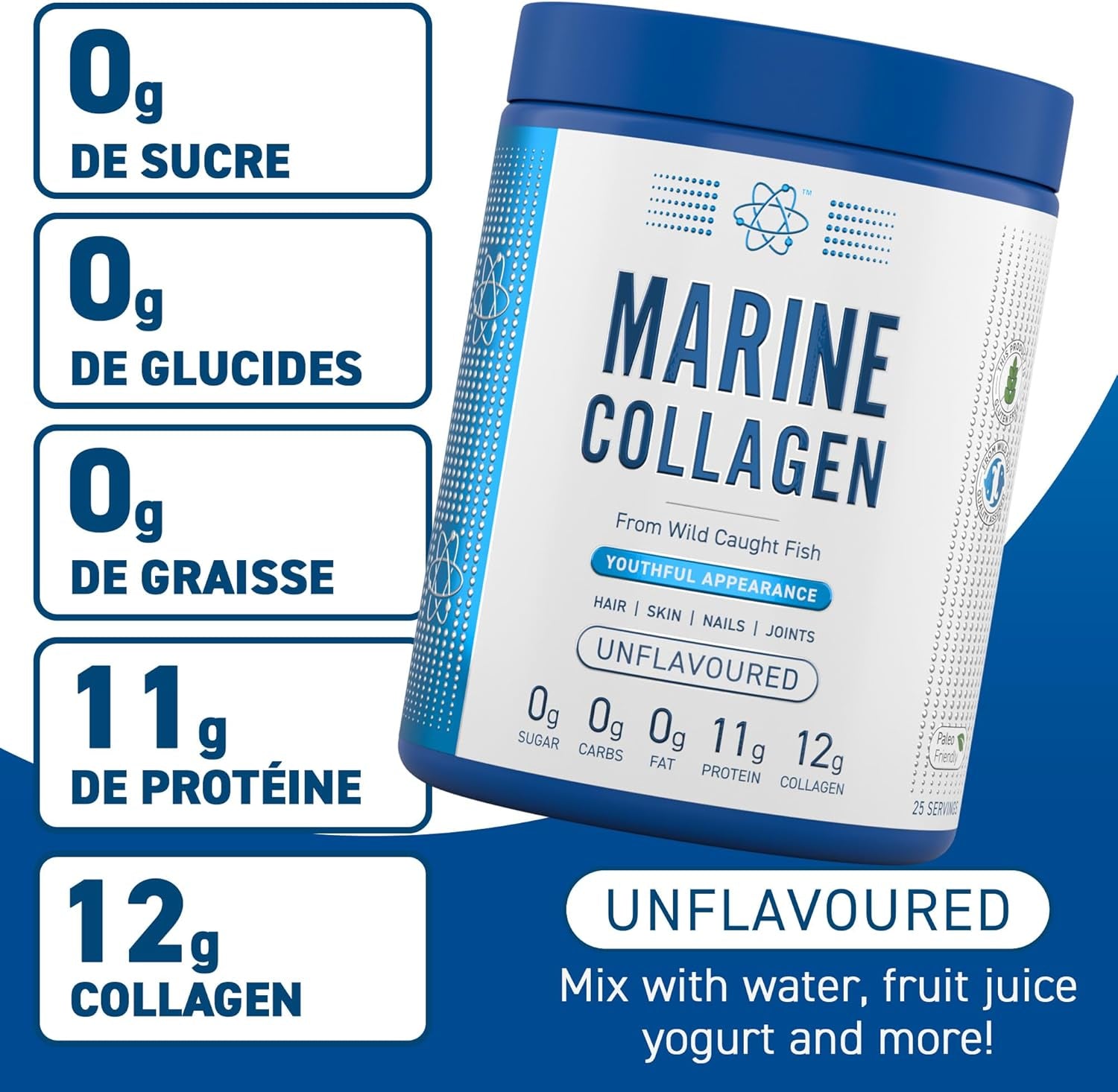 Applied Nutrition - Collagène Marin Poudre