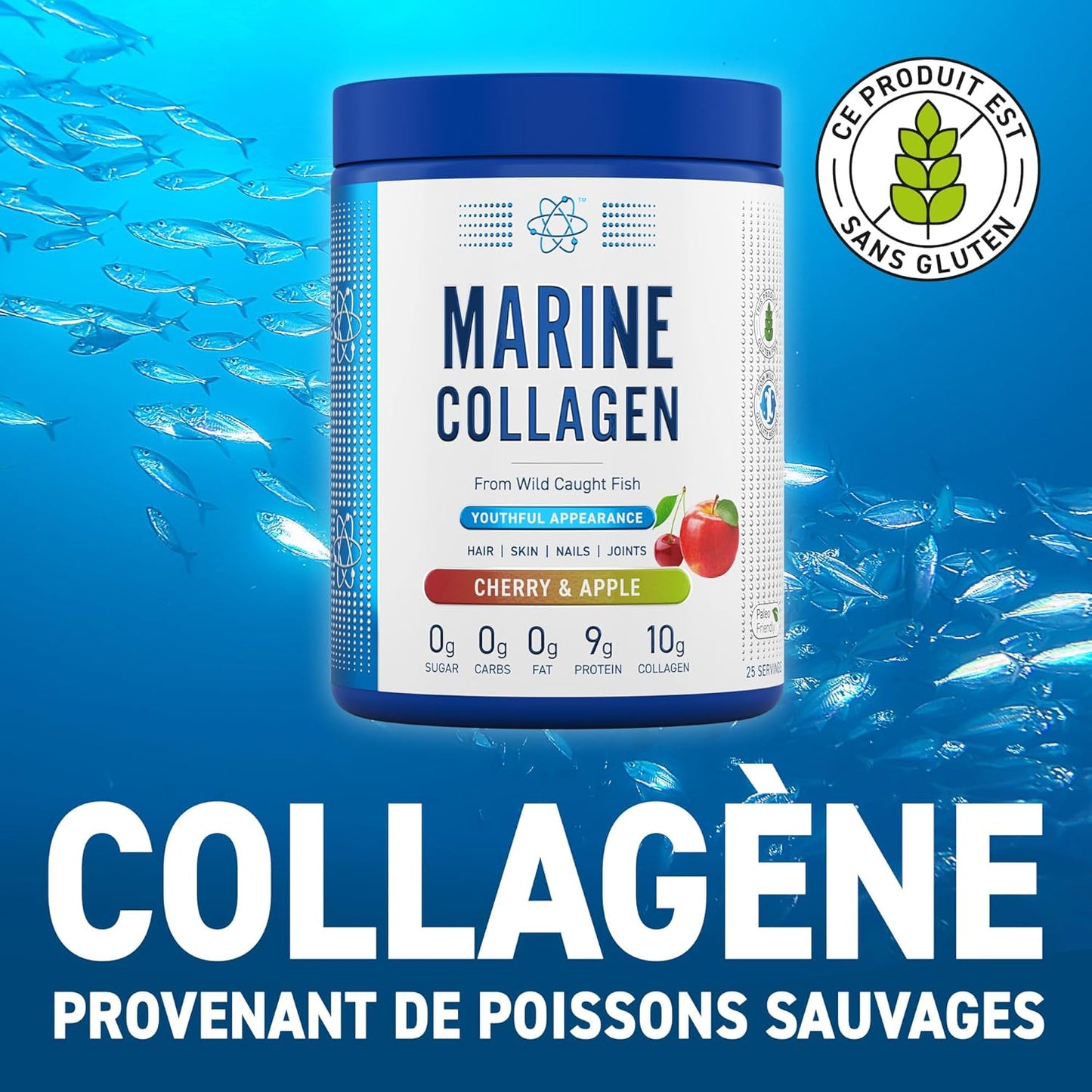 Applied Nutrition - Collagène Marin Poudre