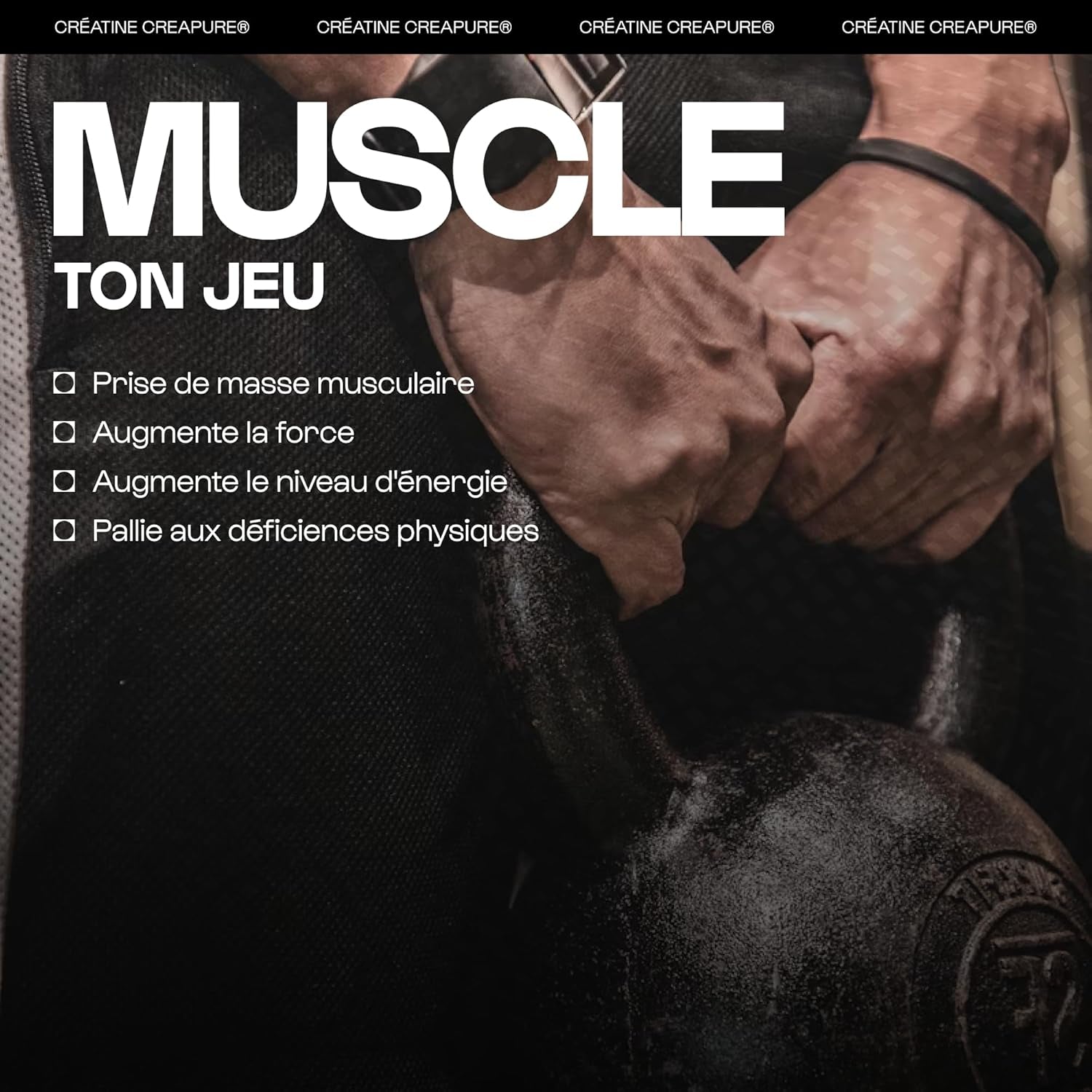 Nutrimuscle - Créatine 100% Pure | Créatine Monohydrate Creapure®